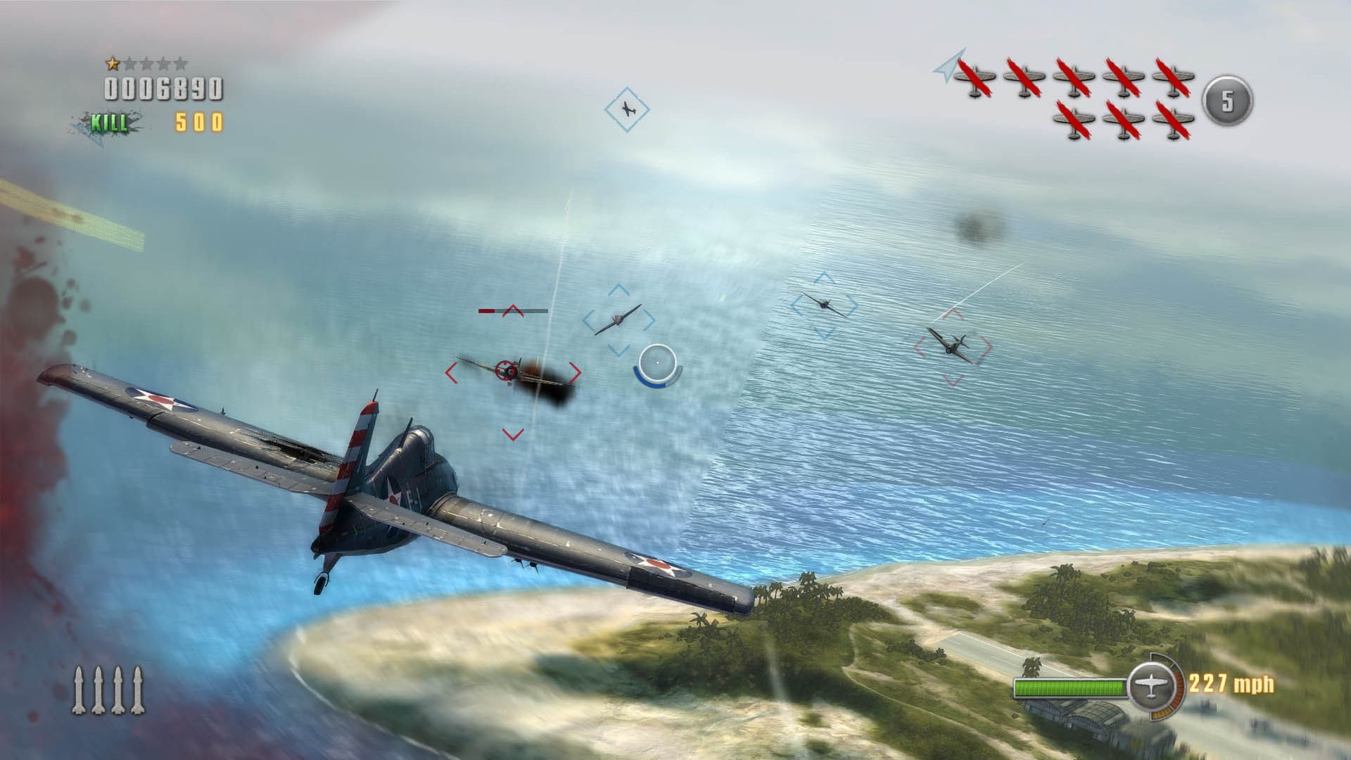 Dogfight gameplay